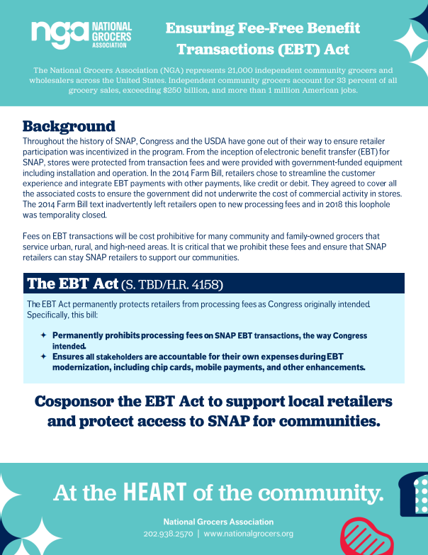 Ensuring Fee-Free Benefit Transactions (EBT) Act