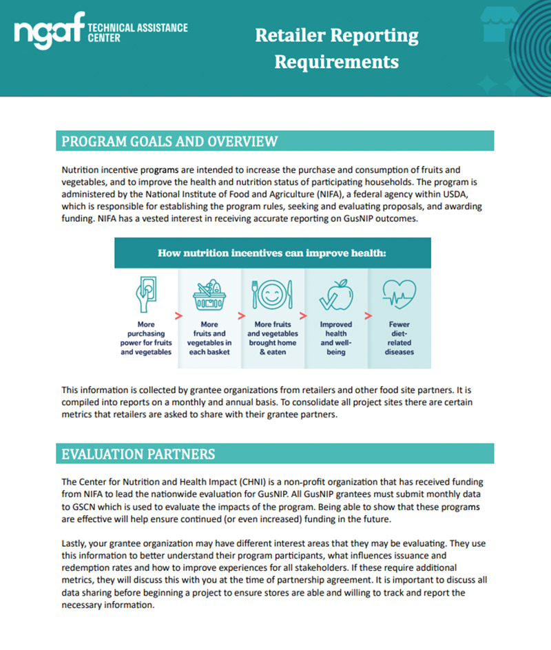 Retailer Reporting Requirements