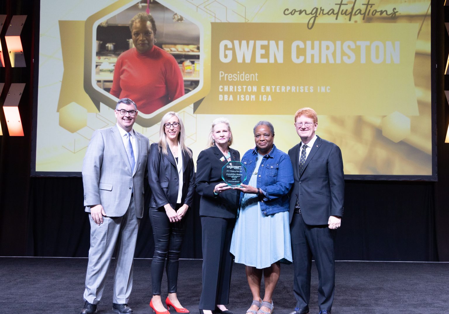 Gwen Christon - Award Ceremony