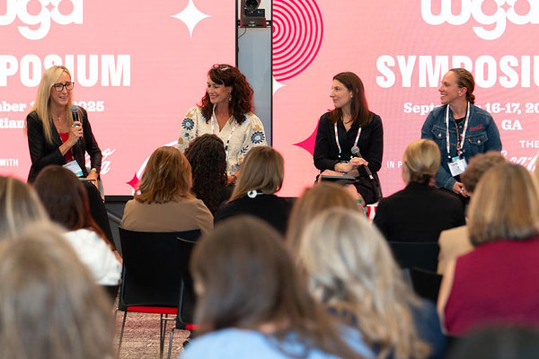 Panel discussion at the WGA Symposoium in 2025